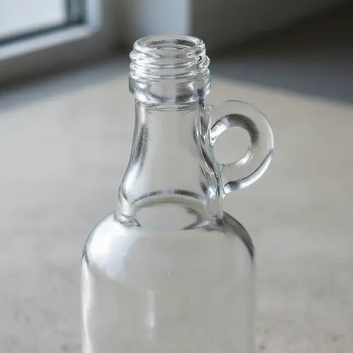 Pack 24 Mini Botella De Vidrio 100ml Con Asa Transparente
