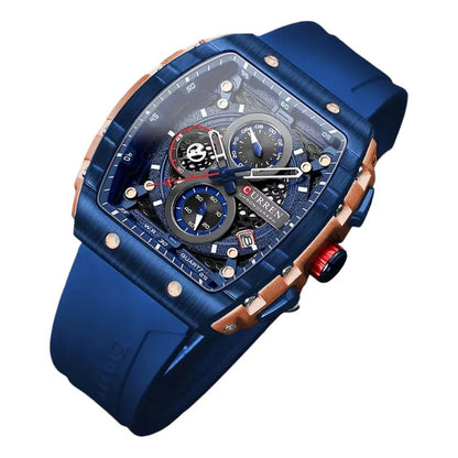 Reloj Curren Dep-estilo Hombre- Silicona Analógico
