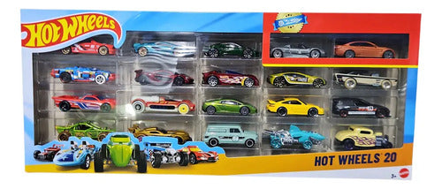 Hot Wheels Pack De 20 Autos Coleccionables 1:64 Vario