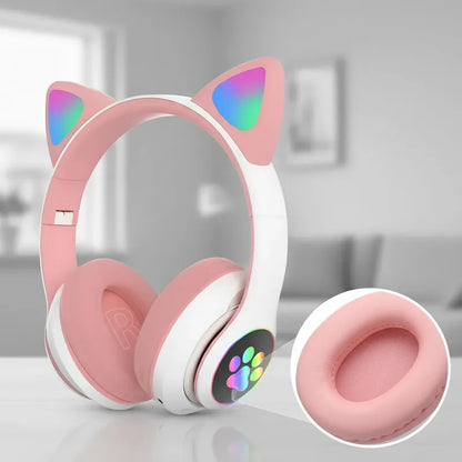 Auriculares Inalámbricos Gato Gaming Stn-28 Led-niña