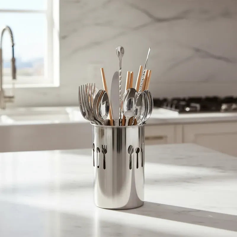 Organizador Para Cubiertos Porta Cubierto Servicio 15cm Acero Inoxidable