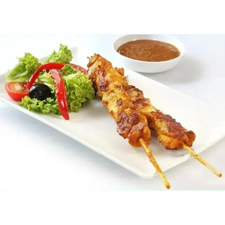 Palos Para Anticuchos Brochetas Bambú 3mm X 20 Cm 80 Piezas Madera