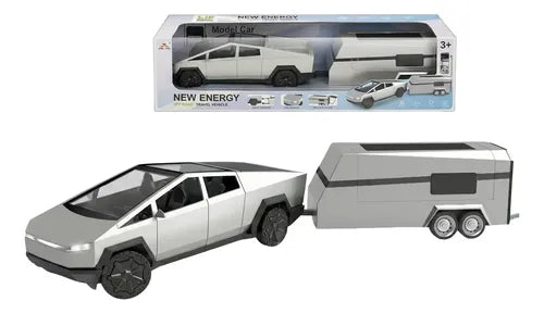 Tesla Cybertruck Remolque Juguete Para Niños