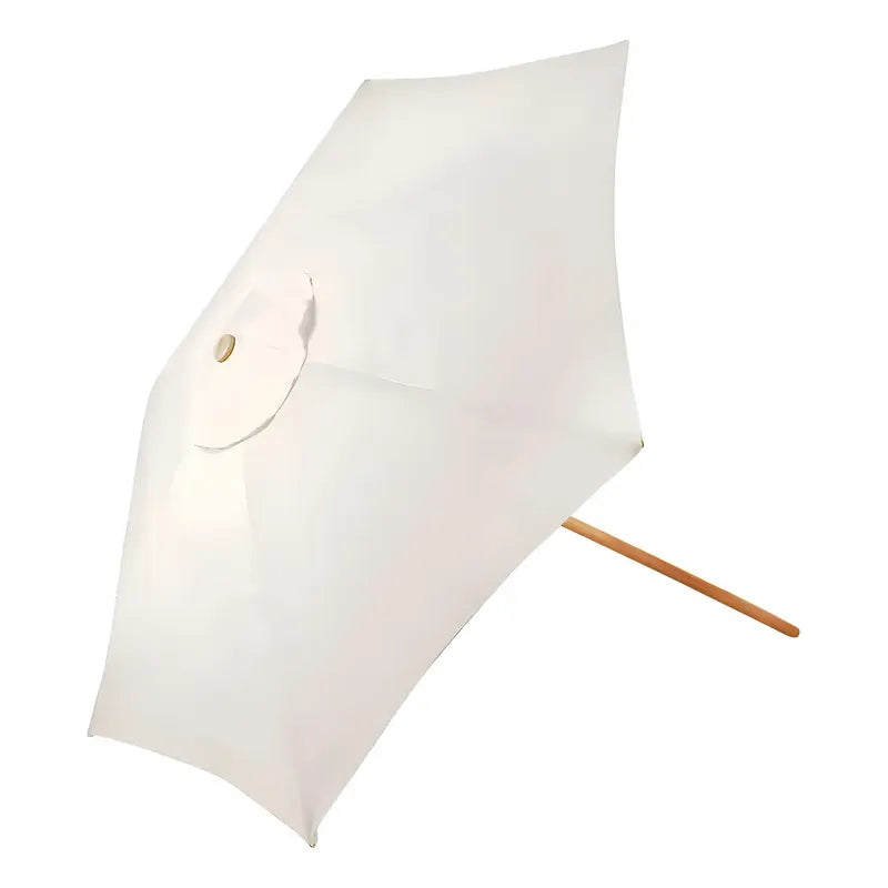 Quitasol Madera 2.5x2.25 Metros Blanco Marca Just Home Colle Blanco Liso