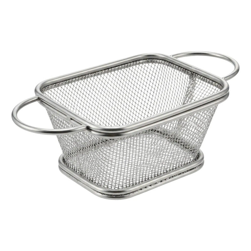 Canasto Canastillo Freidor Papas Fritas 9x10 Cm Cesta Metal