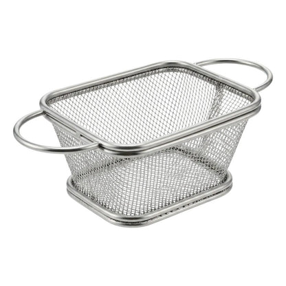 Canasto Canastillo Freidor Papas Fritas 9x10 Cm Cesta Metal