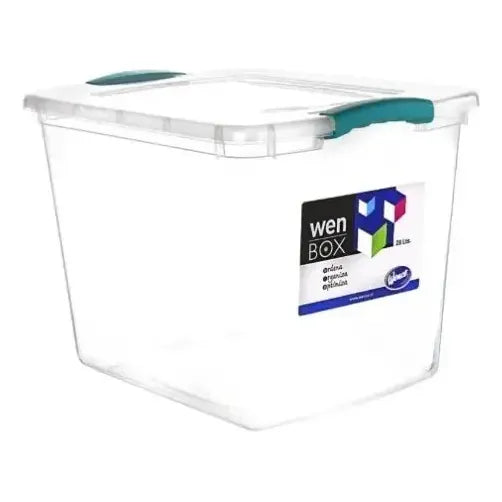 Caja Organizadora  28 Lts Caja Multiusos Transparente Transparente