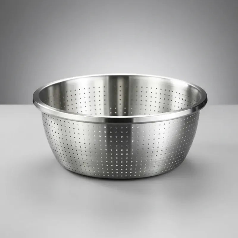 Colador Escurridor Acero Inoxidable 34cm Pasta Cocina Acero Inoxidable
