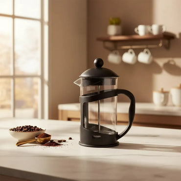 Prensa Francesa 600ml Vidrio Acero Cafetera Café Manual Té Negro - imagen 2