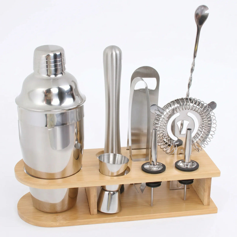 Coctelera Bartender Acero Inoxidable Profesional Acero Inoxidable/madera