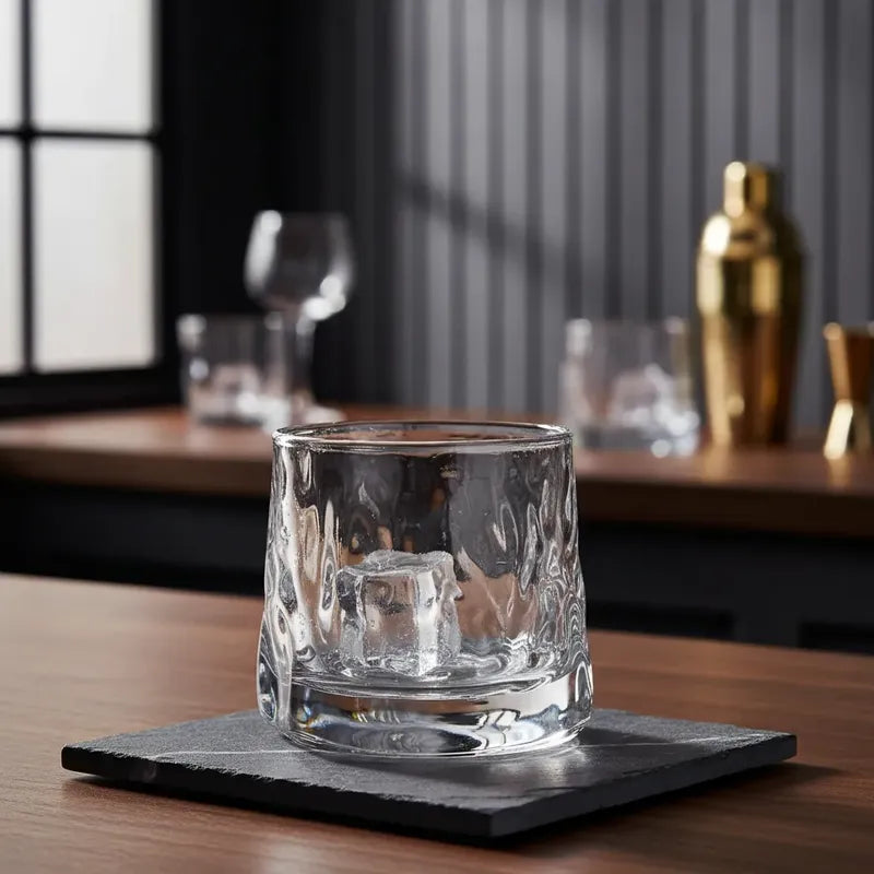 Pack 6 Vasos De Vidrio Para Whisky 7cm X 7cm Transparente