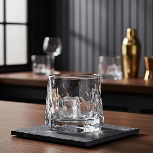 Pack 6 Vasos De Vidrio Para Whisky 7cm X 7cm Transparente
