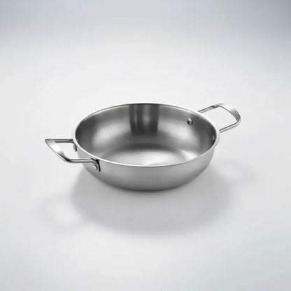 Sartén Coreana De Acero Inoxidable 18cm Con Dos Orejas Acero Inoxidable