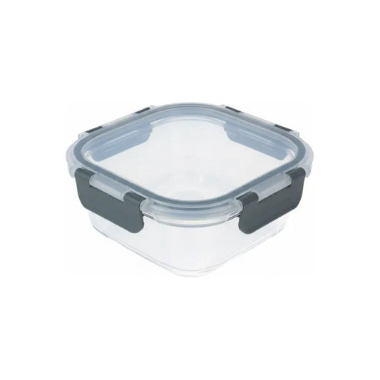 Pack 5 Tupper Hermético Vidrio 320ml Transparente