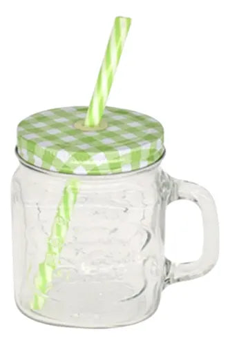 Pack 6 Vasos De Vidrio Letras Vidrio