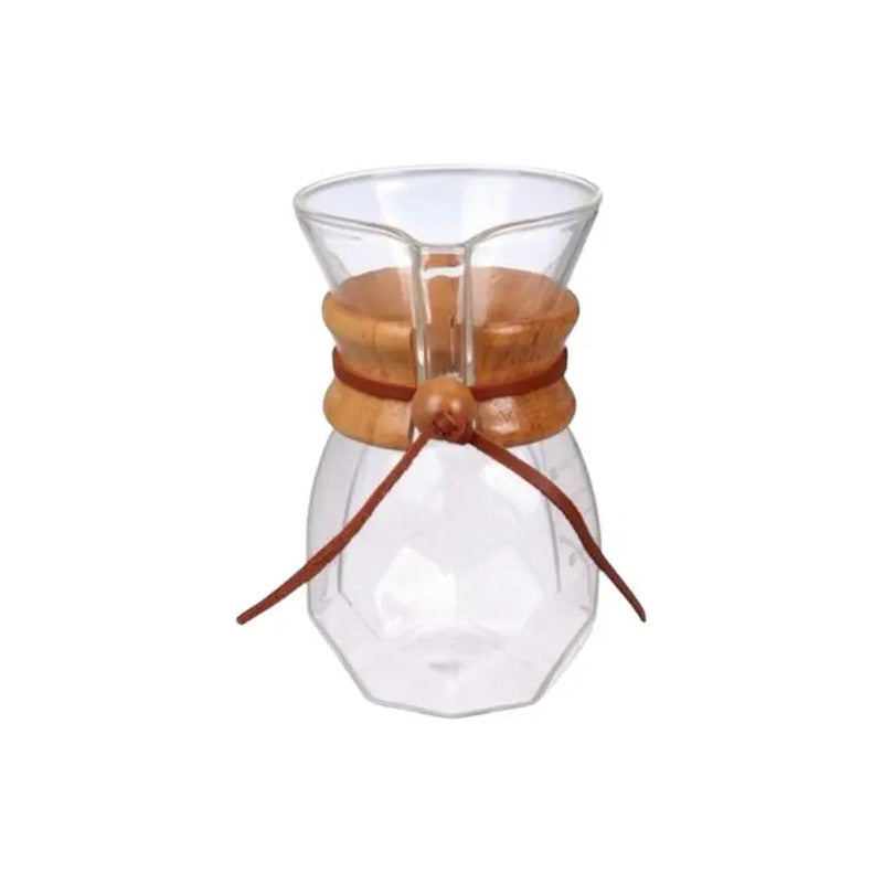 Cafetera Chemex 400ml Con Collar De Madera Blanco