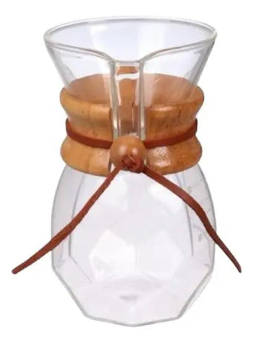 Cafetera Chemex 400ml Con Collar De Madera Blanco