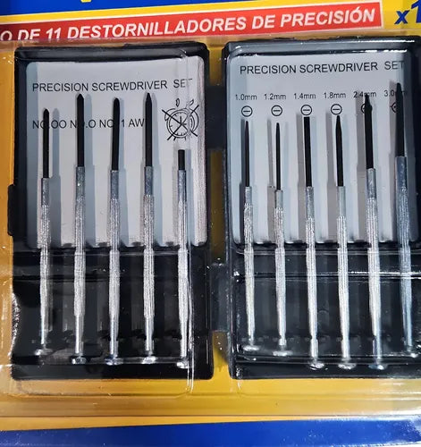 Juego De Atornilladores Precisión 11 Piezas