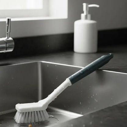 Cepillo Limpieza Taza De Baño 27cm Blanco