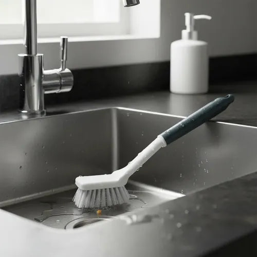Cepillo Limpieza Taza De Baño 27cm Blanco