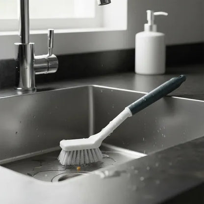 Cepillo Limpieza Taza De Baño 27cm Blanco