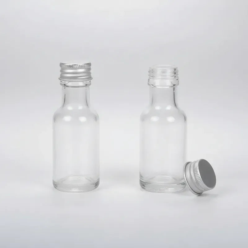 Pack 12 Frascos De Vidrio Ideal Para  Aceite O Esencias Vidrio