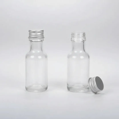 Pack 12 Frascos De Vidrio Ideal Para  Aceite O Esencias Vidrio