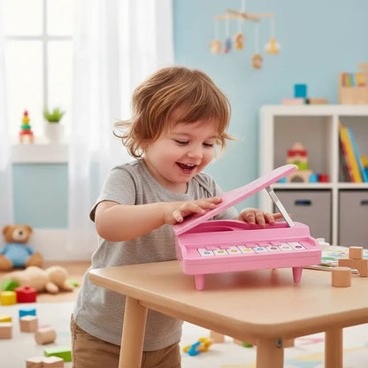 Caja De Música Infantil Piano Pequeño Electrónico Varios