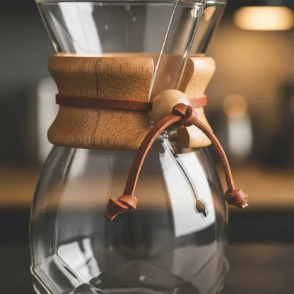 Cafetera Chemex 400ml Con Collar De Madera Blanco