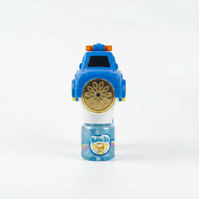 Lanza  Burbujas Police Para Niños Automática Azul