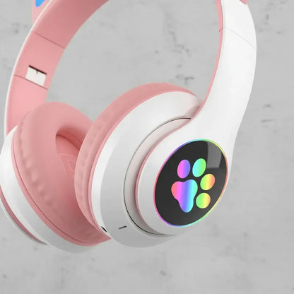 Auriculares Inalámbricos Gato Gaming Stn-28 Led-niña