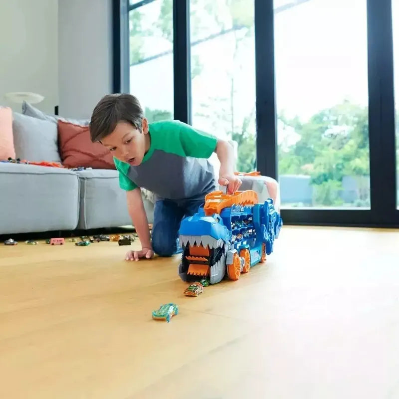 Camión Transportador Multicolor T-rex Ultimate Hot Wheels City Mattel