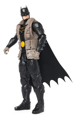 Figura De Accion Dc Comics Batman 30cm Gris-marrón