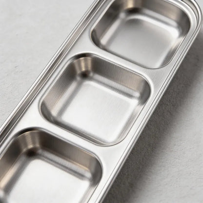 Pack 3 Pocillos Salsas Acero Inoxidable Dip Cocina Acero Inoxidable
