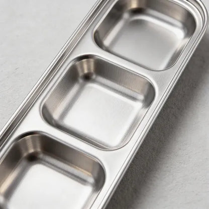 Pack 3 Pocillos Salsas Acero Inoxidable Dip Cocina Acero Inoxidable