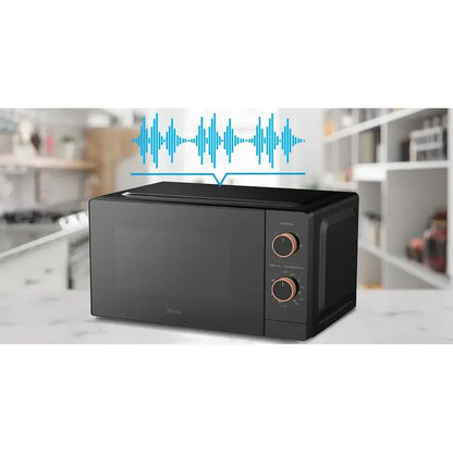 Microondas Midea 20 Litros Negro 600w Timer Cocina Pro