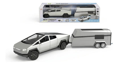 Tesla Cybertruck Remolque Juguete Para Niños