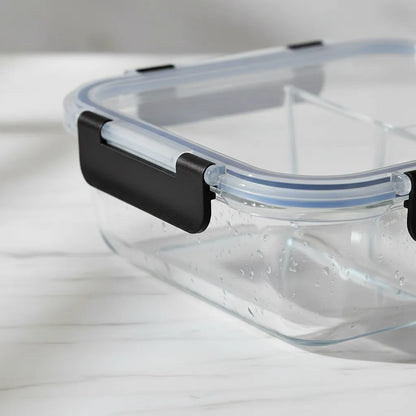Tupper Hermético Vidrio 1520ml Transparente