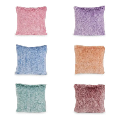 Pack X6 Fundas De Cojines 45x45 Cm, Súper Suaves-peludos Peludo