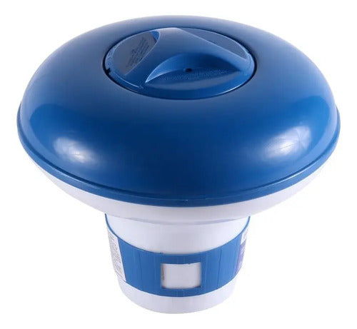 Dosificador Flotante Para Tabletas De Cloro Afj Azul