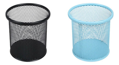 Pack 3 Porta  Lapices Malla Metal Oficina