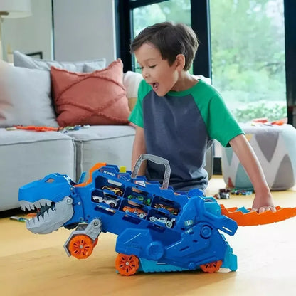 Camión Transportador Multicolor T-rex Ultimate Hot Wheels City Mattel