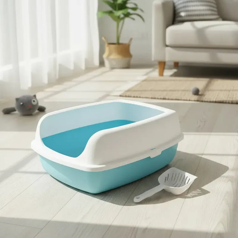 Arenero Grande Gato Xl Bandeja Sanitaria 56x42 Antiderrame