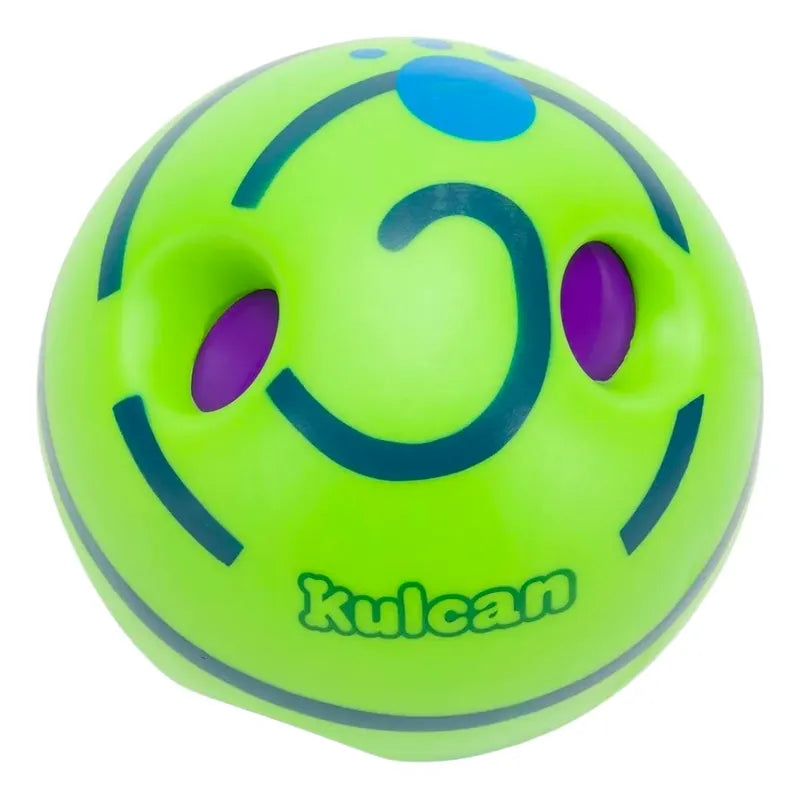 Juguete Para Perro Pelota Con Sonido 14 Cm Kulcan Verde Claro