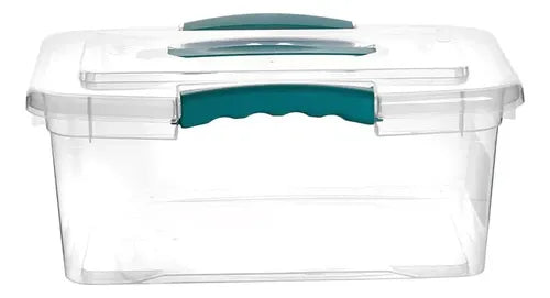 Caja Organizadora De 6 Litros Con Tapa Transparente