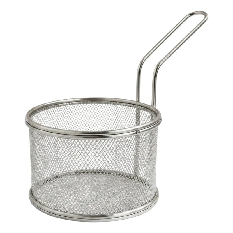 Canasto Canastillo Freidor Papas Fritas 13x9 Cm Cesta Metal