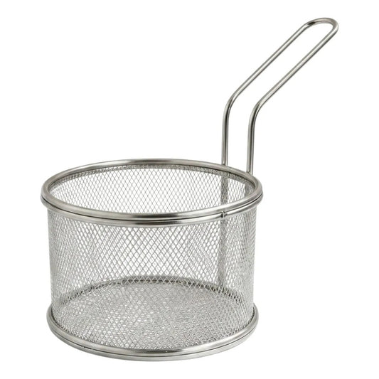 Canasto Canastillo Freidor Papas Fritas 13x9 Cm Cesta Metal