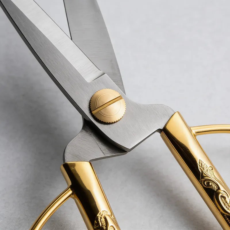 Tijeras Para Corte  Generico Modelo Tijera Dorado