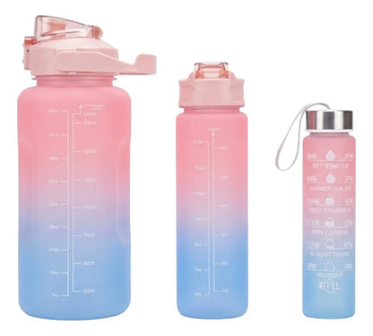 Botella Deportiva Motivacional 2l Para Hidratación