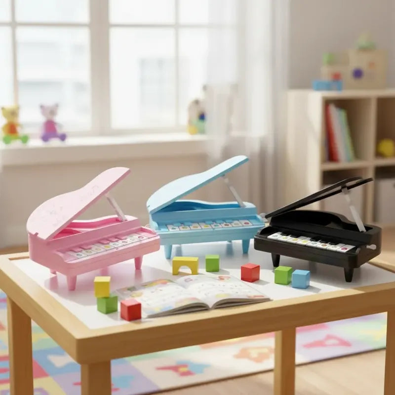 Caja De Música Infantil Piano Pequeño Electrónico Varios